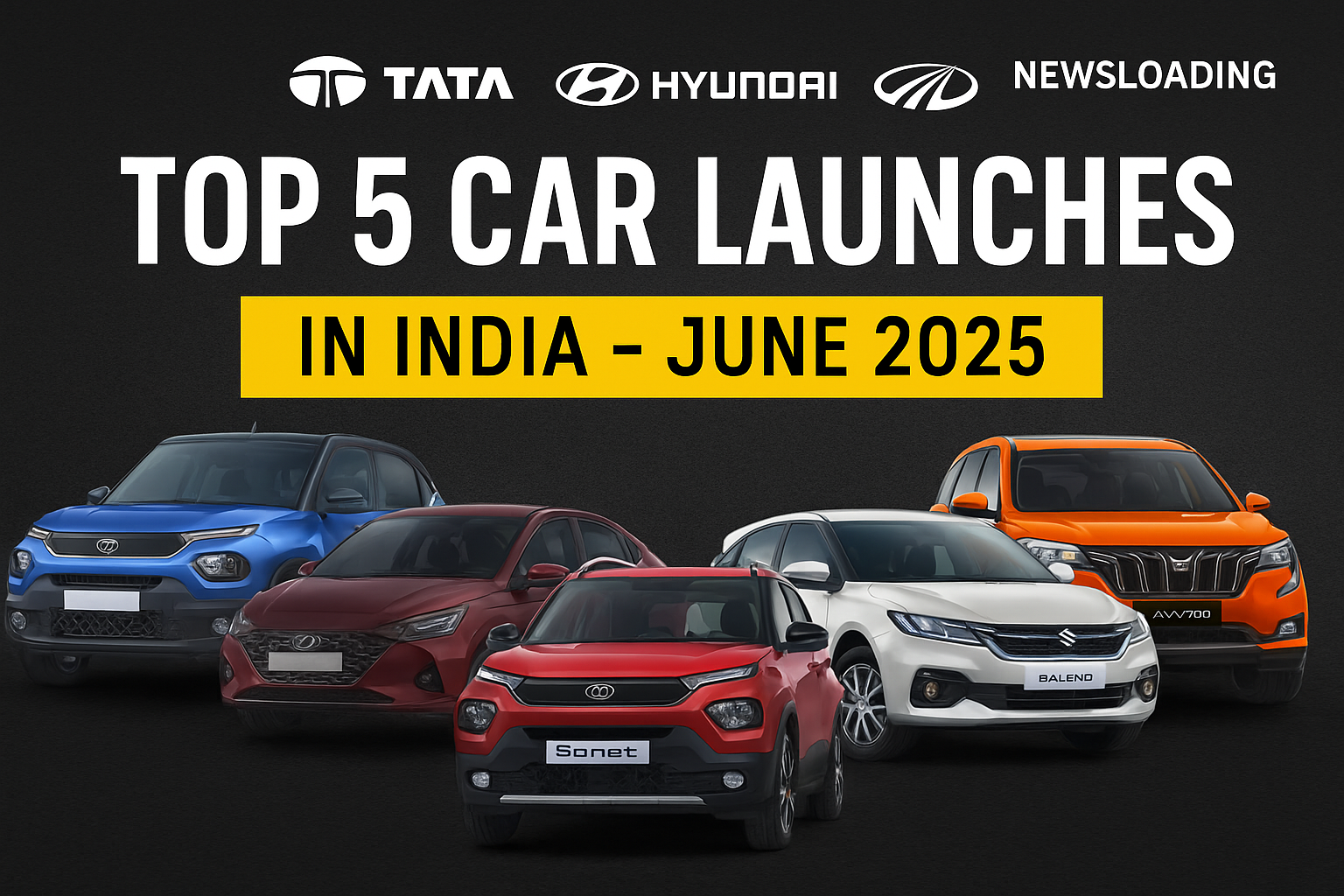 Top 5 Car Launches in India