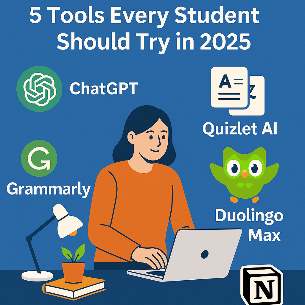 How AI is Changing Education: 5 Tools Every Student Should Try in 2025