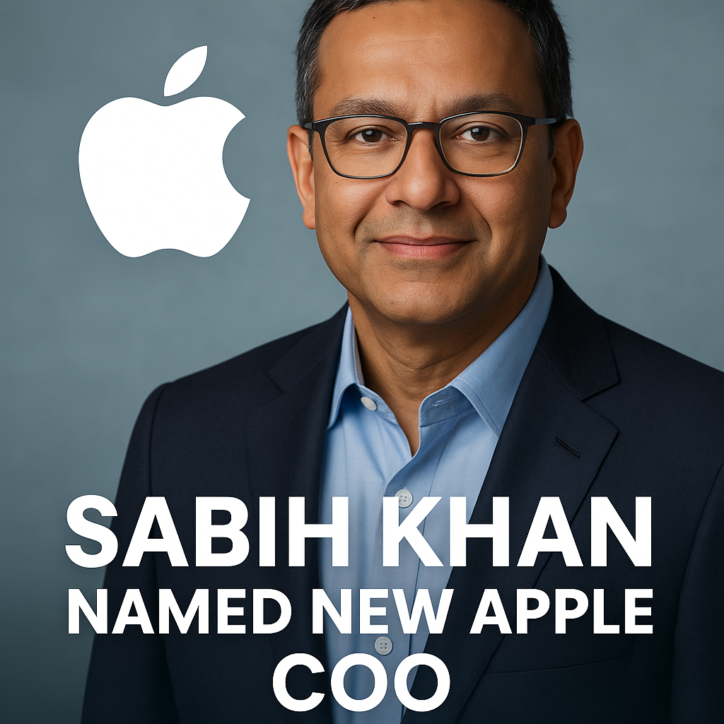 Apple Appoints Sabih Khan as New COO: Meet the Operations Maestro